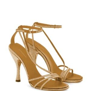 Ferragamo all crystal shoes 9.5